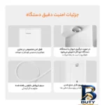 نمای جلو غذاخوری اتوماتیک سگ و گربه شیائومی مدل XWPF۰۱MG-EU اصل طراحی و جزئیات کلیدی