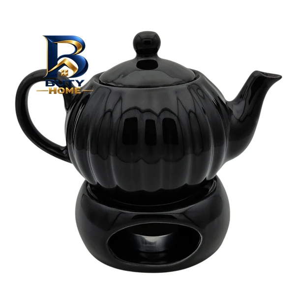 ست قوری و وارمر مدل گرد صدفی کد ۱۶۱۱P۳xc گنجایش ۶۰۰ میلی لیتر اصل