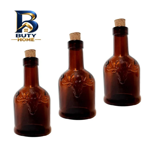 بطری مدل گوزن چوب پنبه کد SMALL-۳ مجموعه ۳ عددی اصل