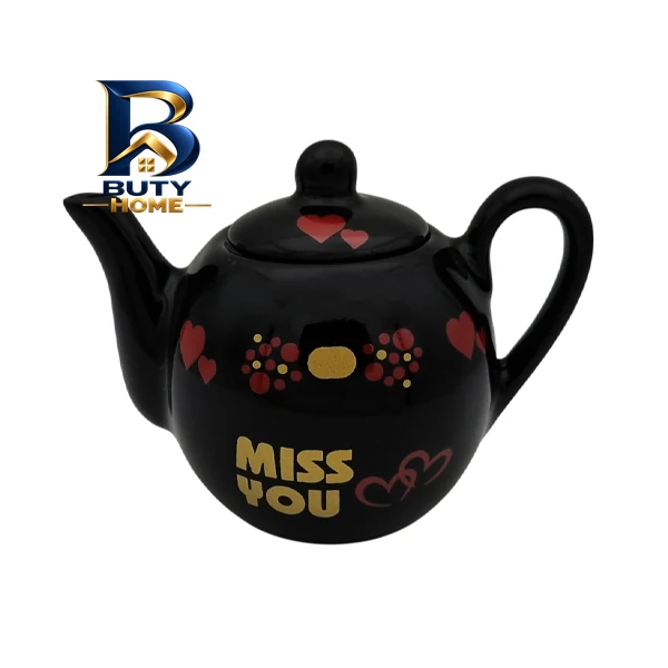 قوری زعفران مدل گرد کد 11162xmiss با گنجایش 250 میلی لیتر