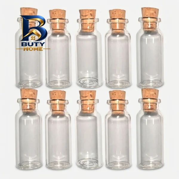 بطری چوب پنبه مدل 15 سی سی - بسته 10 عددی