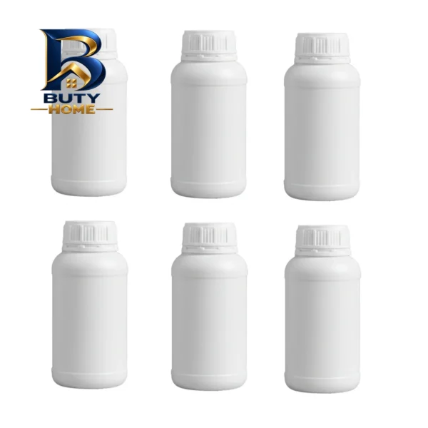 بطری پلی اتیلن استوانه ای گنجایش 0.5 لیتر بسته ۶ عددی