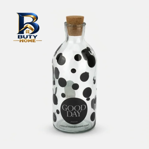 بطری شیر مدل کاپل عکس دار با طرح گاو