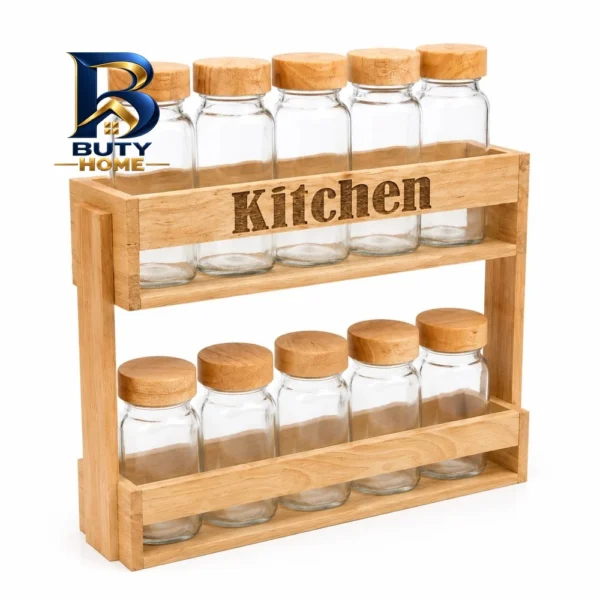 ست جا ادویه ۱۰ پارچه مدل KITCHEN با استند