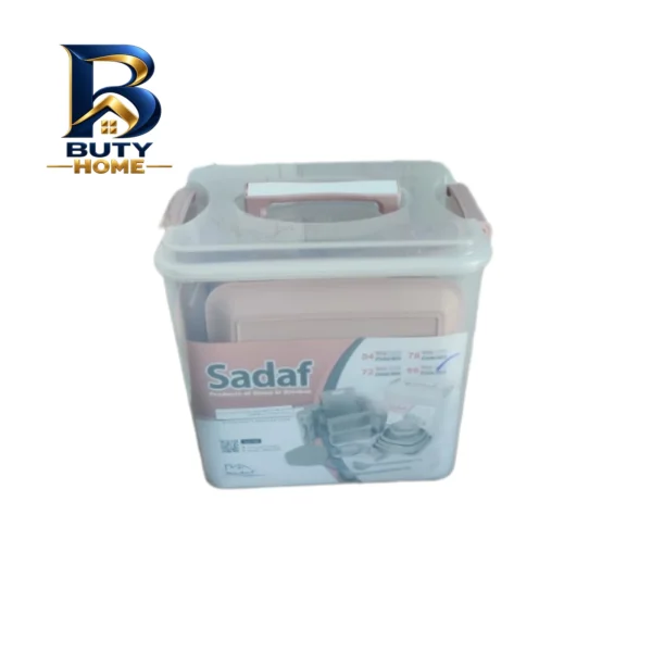 سبد پیک نیک صدف مدل ۶ نفره ۷۲ پارچه