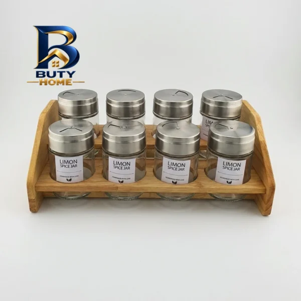 ست جاادویه 8 پارچه لیمون کد 2439 به همراه استند چوبی