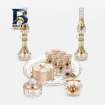 سرویس چای خوری ۱۷ پارچه مدل شاه عباسی VISH