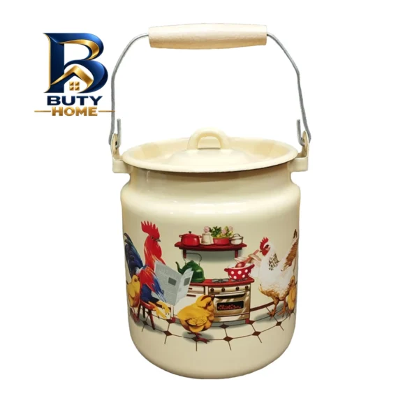 دبه مدل لعابی طرح خروس اصل