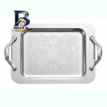 سینی استیل مدل سایز 30*45 سانتی متر