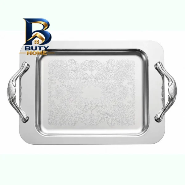 سینی استیل مدل سایز 30*45 سانتی متر