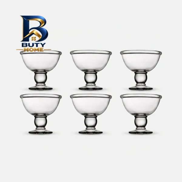 بستنی خوری پاشاباغچه مدل آیس ویل گرد 51098 بسته شش عددی