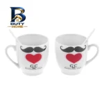 سرویس چای خوری ۴ پارچه ۲ نفره مدل GC کد ۰۰۳