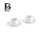 سرویس قهوه خوری ۴ پارچه کاراجا مدل nakkas beyaz