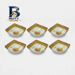 پیاله چینی پردیس کاشان مدل مجنون و لیلی بسته 6 عددی