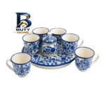 سرویس چای خوری ۸ پارچه ۶ نفره مدل نسترن گل
