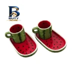 ست فنجان و نعلبکی ۴ پارچه مدل kitchen