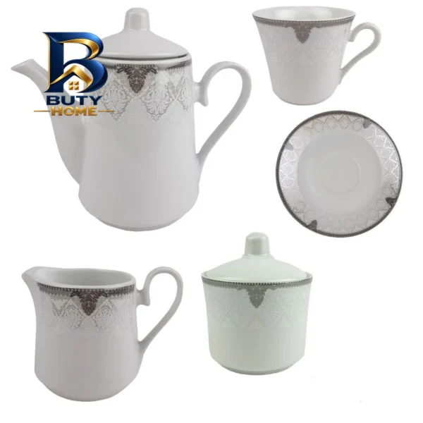 سرویس چای خوری ۱۷ پارچه پارس چینی مدل 603