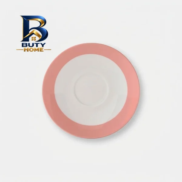 نعلبکی چینی زرین ایران مدل کاپوچینو ایتالیا اف 15 درجه باکیفیت تکی
