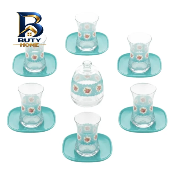 فنجان پاشاباغچه مدل الیسیا کد 55432 بسته ۶ عددی