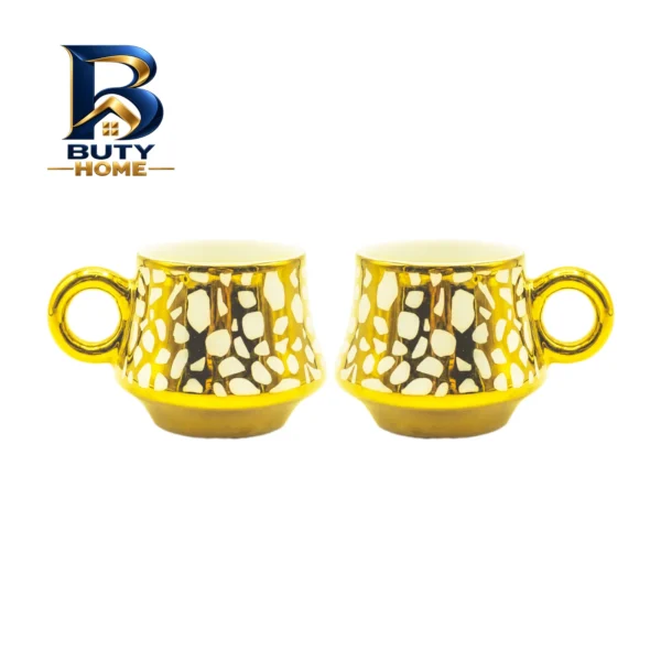 فنجان قهوه خوری مدل کد 5464 بسته ۲ عددی
