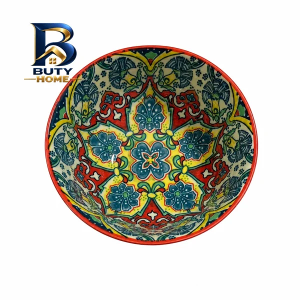 کاسه گرد طرح گلستان مدل سنتی