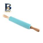 وردنه فوندانت مدل سیلیکونی دسته چوبی کد sk-۹۵۳۲ اصل