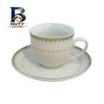 سرویس چای خوری ۱۲ پارچه مدل گلبرگ شرکت صنایع چینی تقدیس