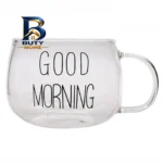 لیوان شیشه ای مدل GOOD MORNING