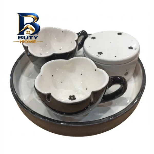 سرویس چای خوری ۴ پارچه دو نفره مدل New kitchen