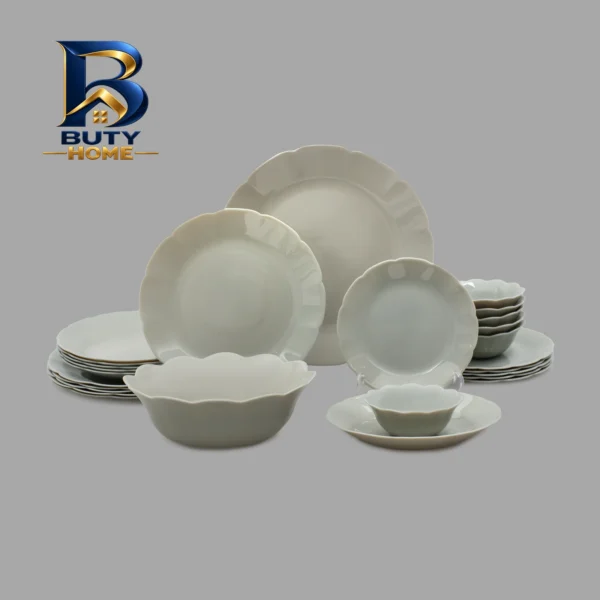 سرویس غذاخوری اوپال ۲۶ پارچه ۶ نفره مدل گلدن Olive Florina