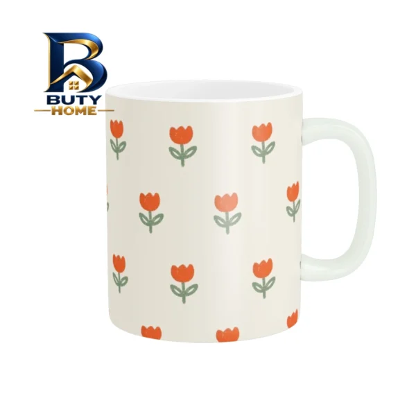 ماگ طرح گل اصل