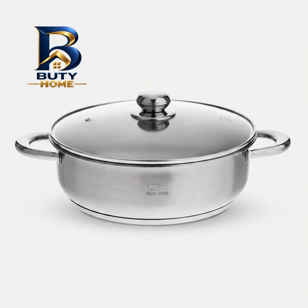 نیم قابلمه پارس استیل با طراحی کاربردی