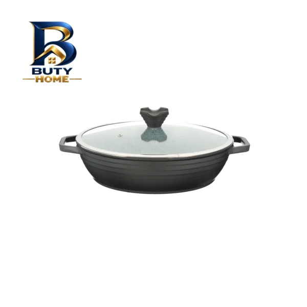 تابه گرانیت عروس کلاسیک با طراحی خطی