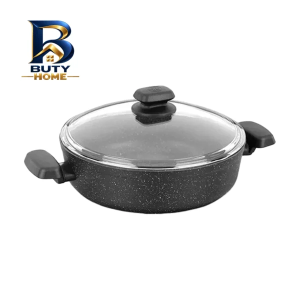 تابه گرانیت کرکماز با روکش نچسب و دسته باکالیت