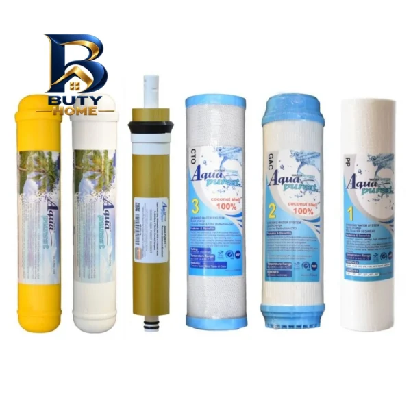 فیلتر تصفیه آب آکواپیورست مدل RW 2500 GOLD بسته 6 عددی
