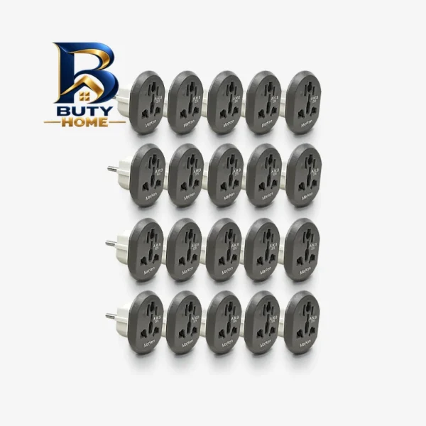 دو شاخه تبدیل برق ۳ به ۲ مارکن مدل هیرو پاور کد 20A مجموعه ۲۰ عددی