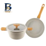سرویس قابلمه و تابه گرانیت ۳ پارچه لیدوما مدل لئو