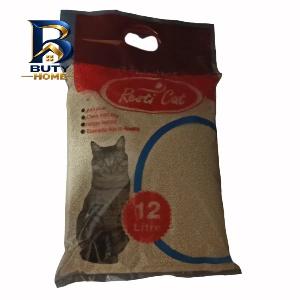 خاک بستر گربه رستی کت مدل Eco_۱۲ حجم ۱۲ لیتر اصل