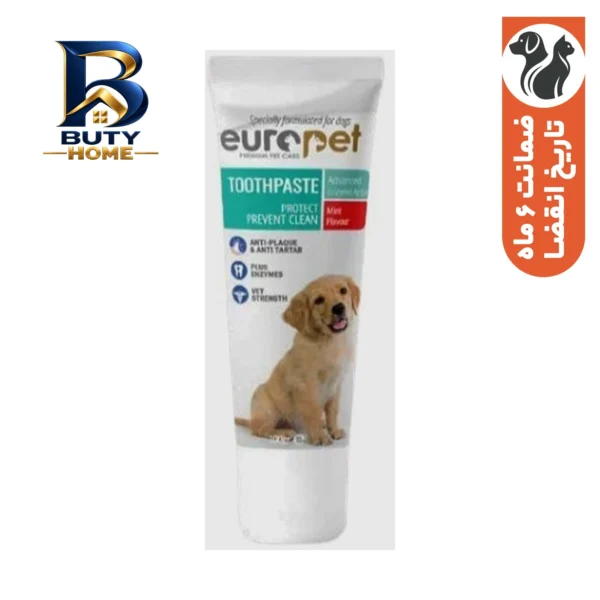 خمیر دندان سگ یوروپت مدل Toothpaste با وزن 100 گرم