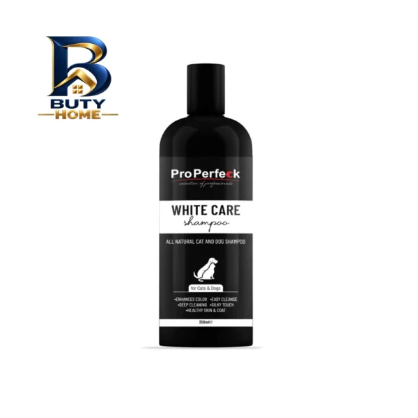 شامپو پروپرفک مدل White care برای سگ و گربه حجم 250 میلی لیتر