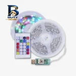 ریسه ال ای دی هوشمند بلوتوثی مدل فول کالر کد RGB IC usb 5v طول 10 متر