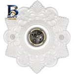 چراغ دیواری و سقفی ۱ شعله مدل گچبری کد Decorative 01