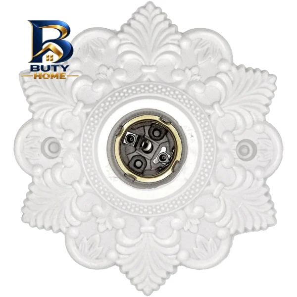 چراغ دیواری و سقفی ۱ شعله مدل گچبری کد Decorative 01