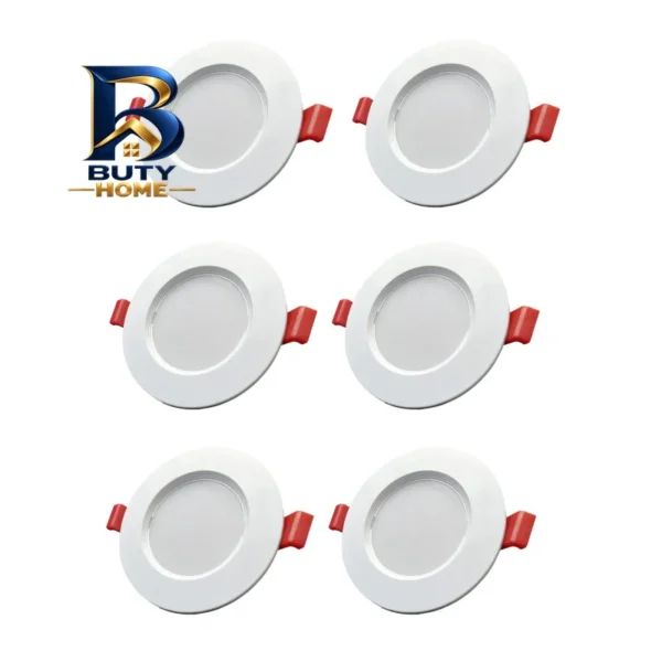 پنل ال ای دی 7 وات شاهچراغ مدل بک لایت روناک مجموعه ۶ عددی