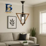 چراغ آویز شاهان تک مدل WOOD۱ اصل