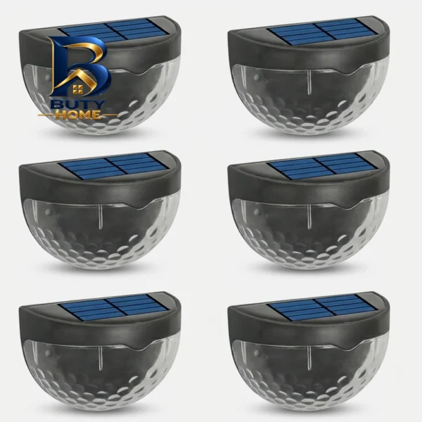 چراغ دیواری خورشیدی مدل Solonix-۶F بسته ۶ عددی اصل