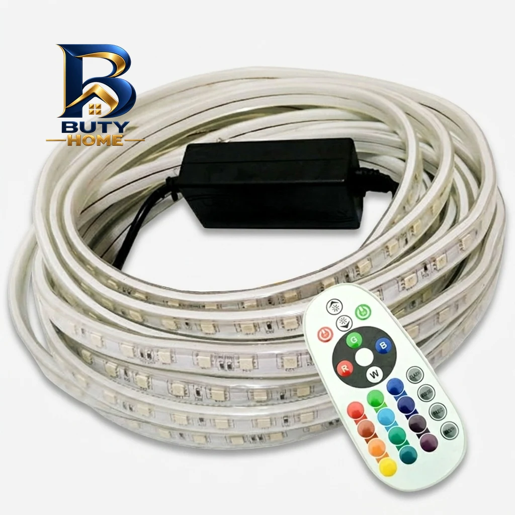 ریسه ال ای دی شلنگی RGB با طول ۳ متر و ریموت ریسه ال ای دی شلنگی RGB با طول ۳ متر و ریموت