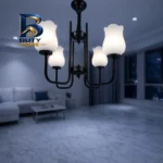 لوستر 4 شعله شاهان تک مدل 4L.SAR