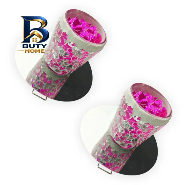 قاب چراغ هالوژن مدل دکوراتیو طرح کریستال پایه G۴ کد G۱۶ بسته ۲ عددی اصل