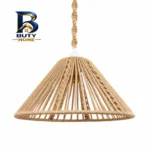 لوستر بافتنی مدل مکرومه طرح مخروطی کد 066